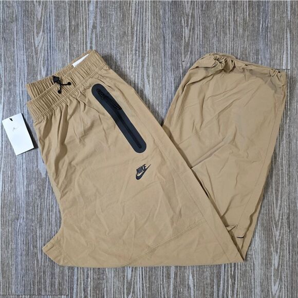 Nike Tech Pack Woven Parachute Joggers Khaki Black HM7158-297 Men's Size L New - Picture 1 of 9